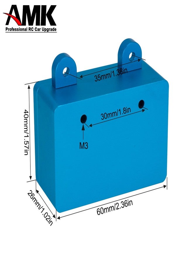 AMK 1/10 RC Crawler Fuel Cell Receiver, CNC Aluminum RC Cell Receiver, Simulated Fuel Tank for SCX10 PRO, Roll Cage, RR10 Capra, and Other RC Crawler Cars (Gray) - Image 3