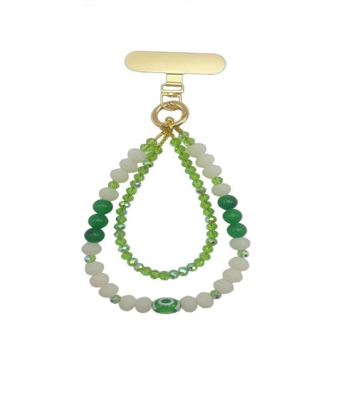 Handmade Premium Crystal Phone Strap-Lustrous - Image 1