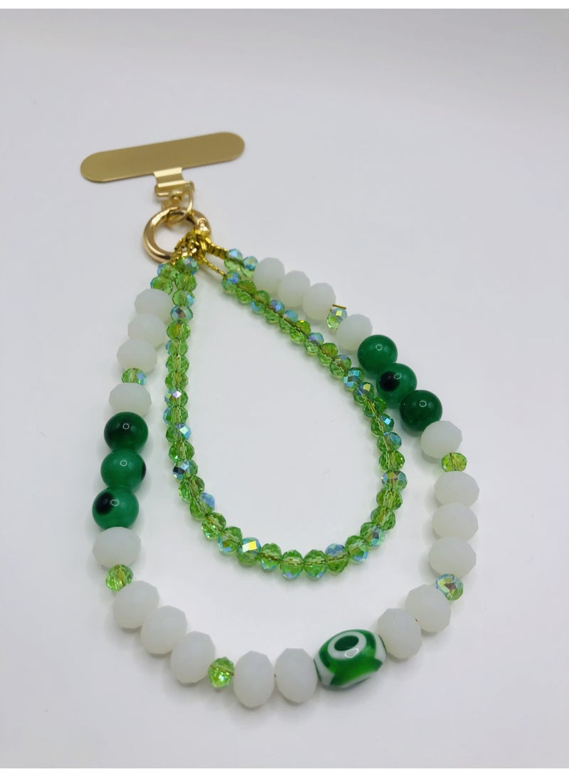 Handmade Premium Crystal Phone Strap-Lustrous - Image 3