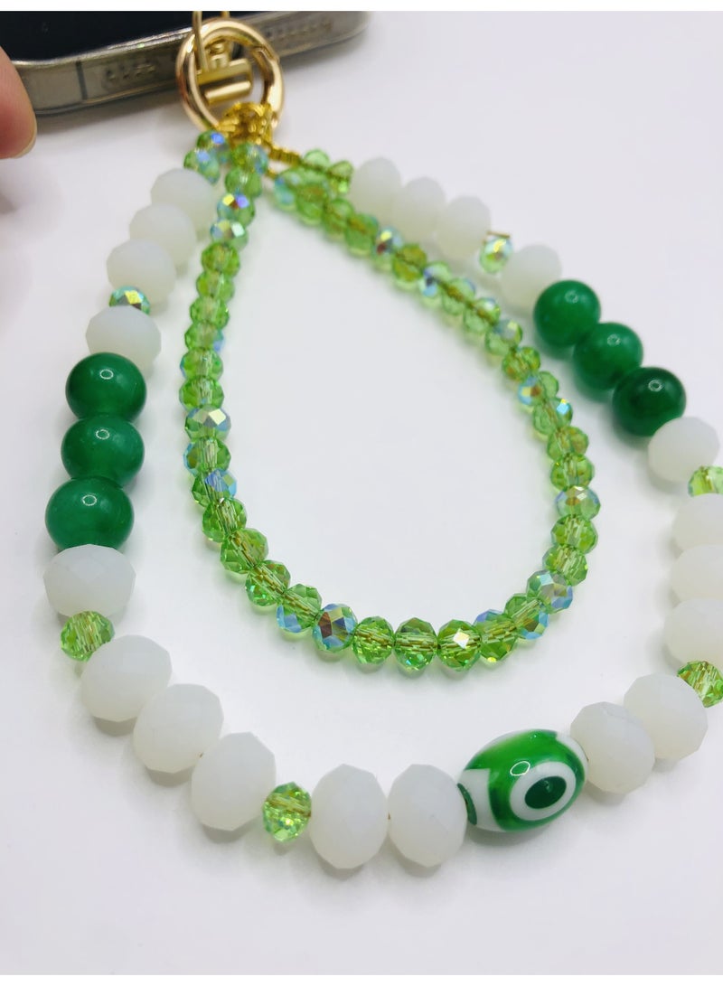 Handmade Premium Crystal Phone Strap-Lustrous - Image 4