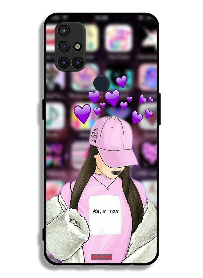 Tolwak OnePlus Nord N10 5G Protective Case Cover Anti Social Club  - Image 2