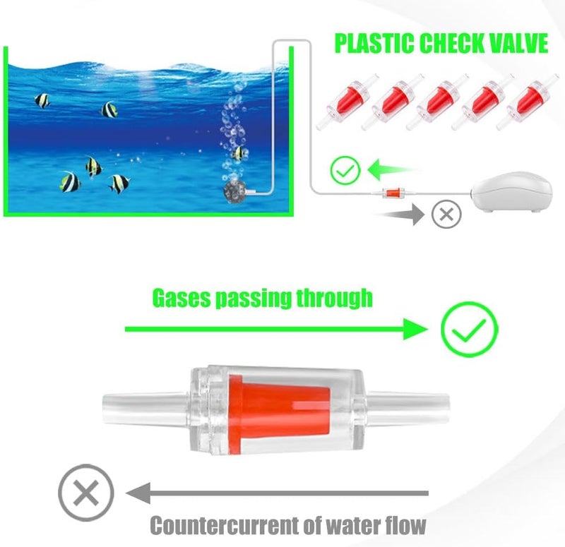 Meridian 30‑Piece 4 mm Plastic Aquarium Air Line Non‑Return Valve Set - CT - Image 4