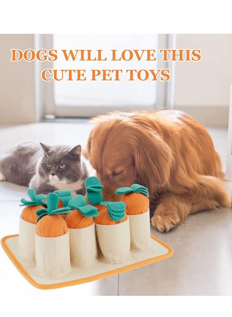 KASTWAVE Dog Snuffle Mat, Pet Food Feeding Mat Treat Puzzle Toys Sniff Mat Nosework Feeding Mat Slow Feeder Interactive Dog Puzzle Toys for Training and Encourages - Image 2