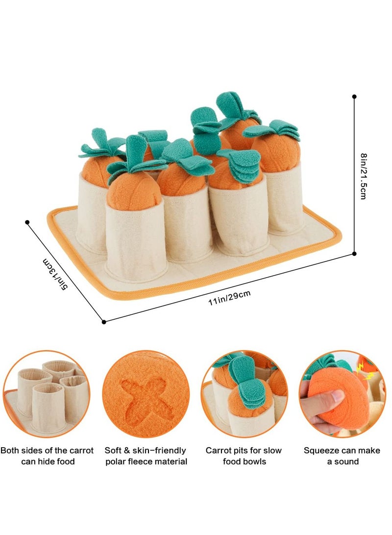 KASTWAVE Dog Snuffle Mat, Pet Food Feeding Mat Treat Puzzle Toys Sniff Mat Nosework Feeding Mat Slow Feeder Interactive Dog Puzzle Toys for Training and Encourages - Image 4