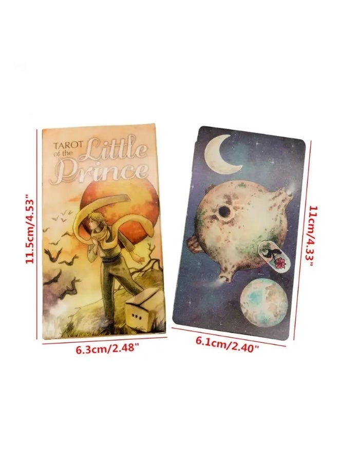 NIBEMINENT Little Prince Tarot Cards - Unique Casual Edition - 78 Playing Cards - Fortune Divination Game - Puzzle Game - Image 2