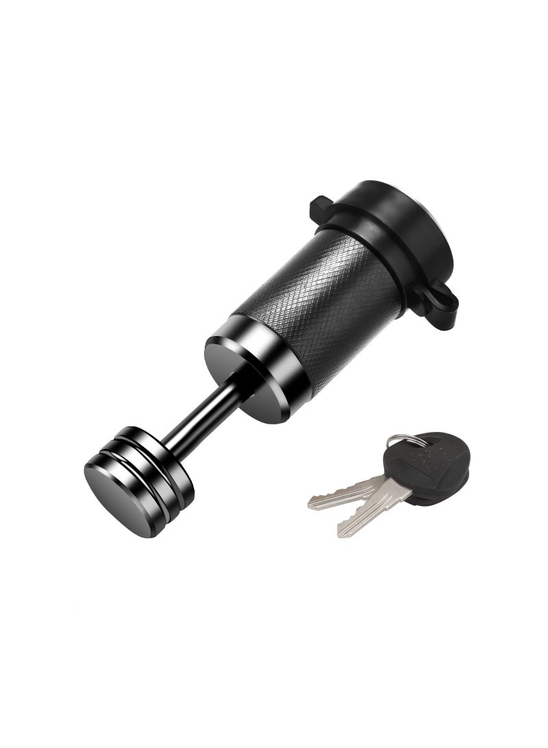SOLARAE Hardware Trailer Tongue Lock 1/4" Dia, Trailer Coupler Lock with 7/8 Inch Span Fits Latch-Type Coupler, Solid Coupler Lock with Keys for Towing Boat Truck Rv Car Trailer, Preventing Corrosion (1pack) - Image 1