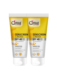 Sunscreen - Spf 40 Pa++++ Sunscreen Cream Spf 40|Helps Remove Tan|Helps In Sun Burn| Pack Of 2 (200Gm, 2) - pzsku/ZCF4DCA4AB3D37BC3AC2AZ/45/_/1733730009/6f7e6db0-5311-4644-8067-465f5bf3da3b