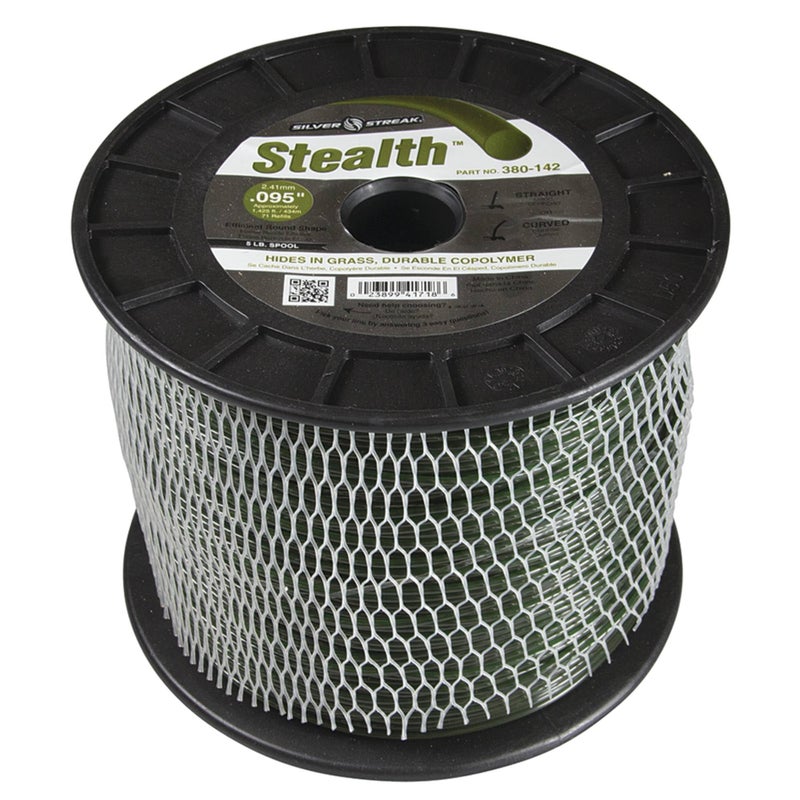 Stens Silver Streak Stealth Trimmer Line095 5 lb Spool ea 1