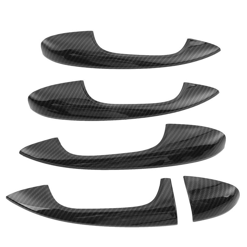 Senyar for Carbon Fiber 4pcs Car Door Handle Cover TrimABS Carbon Fiber Cover Trim for CClass W205 GLC X253 20152018 - Image 2