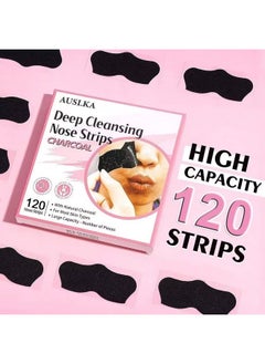 Blackhead Pore Strips(120 Counts) Blackhead Remover Deep Cleansing Charcoal Strips Black Head Nose Strips Black Head Remover - pzsku/ZCF4DDB7A93321EEAB563Z/45/_/1720447645/cd6f7038-772b-4f8e-a8be-c283752e0bcb