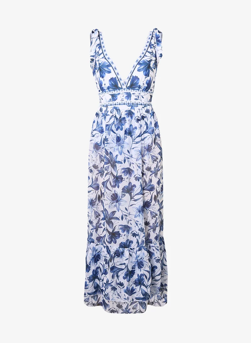 ELLA Printed Swimsuit & Skirt Set