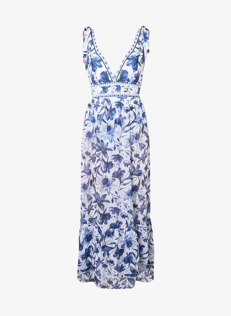 ELLA Printed Swimsuit & Skirt Set