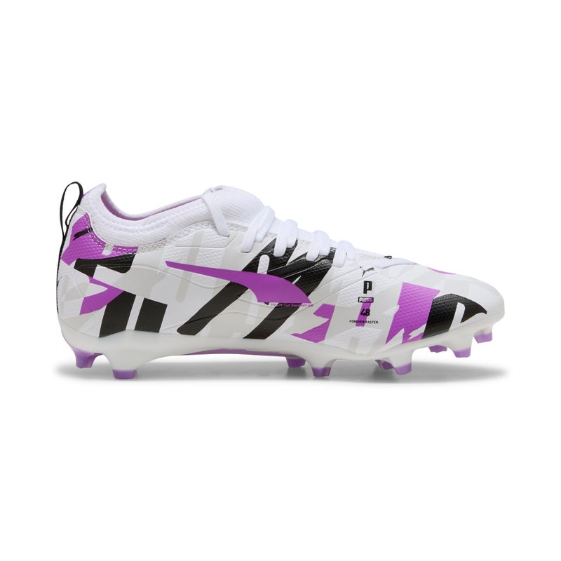 PUMA ULTRA 5 MATCH FOREVER FG/AG Kids Unisex White Football Boots Youth - Image 5