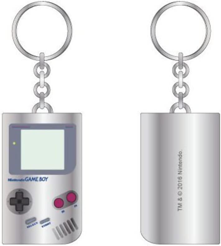 Nintendo Gameboy Silver Metal Keychain - Image 2