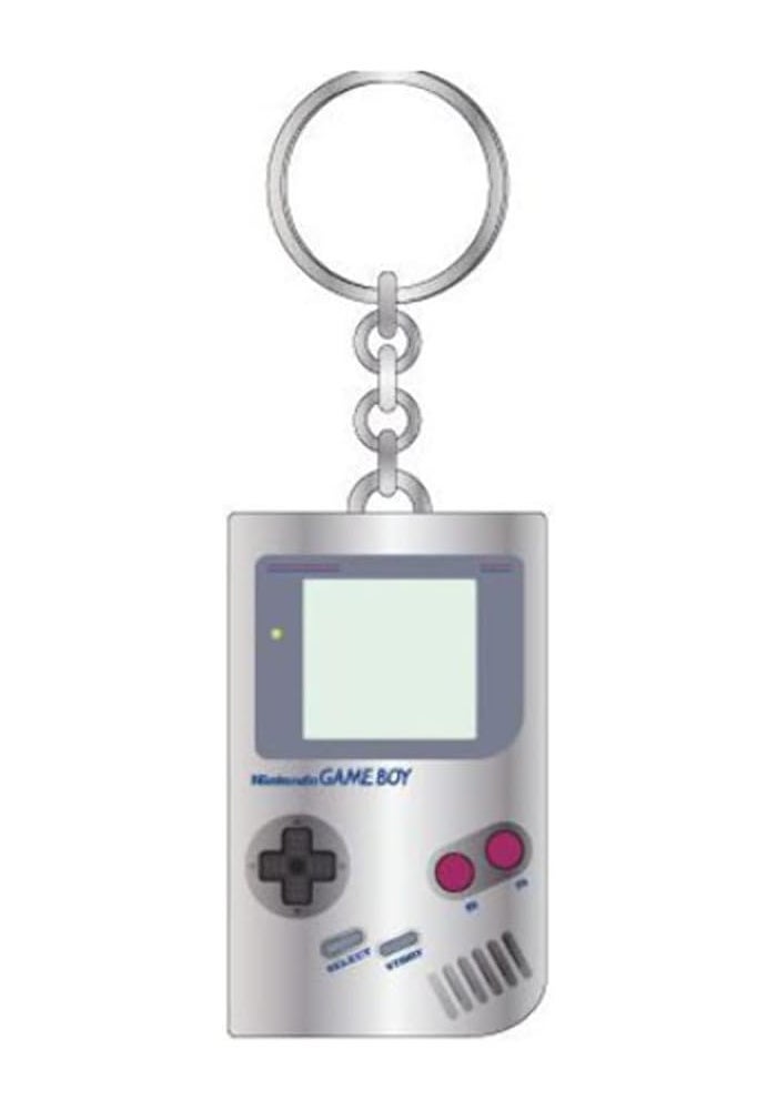 Nintendo Gameboy Silver Metal Keychain - Image 1