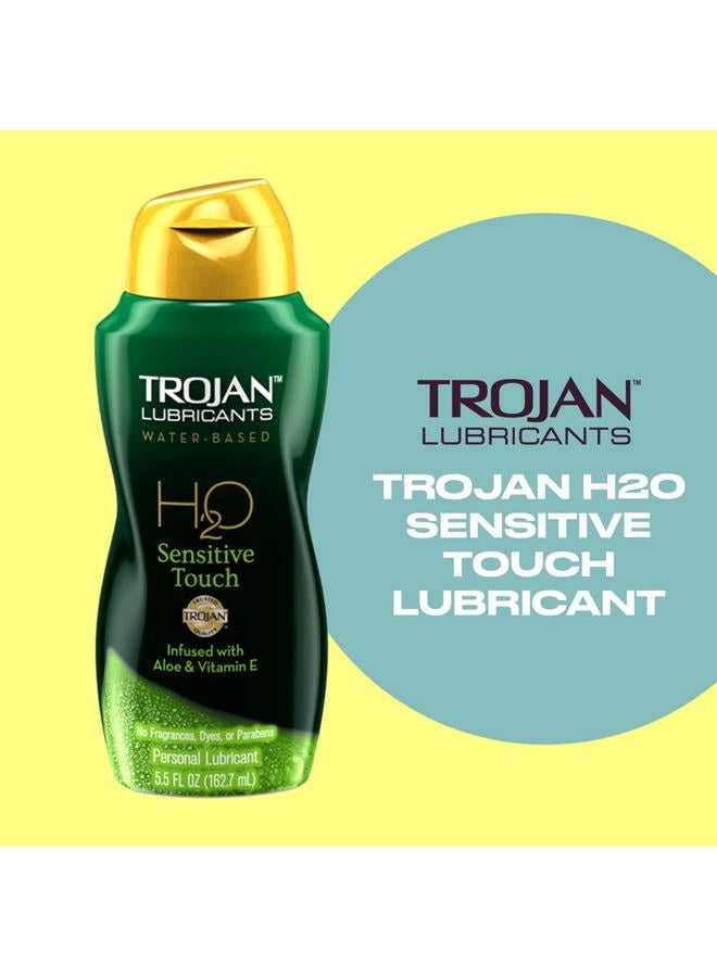 TROJAN Lubricant H2O Sensitive Touch Water-Based Lubricant, Personal Lubricant, 5.5 Fl Oz - Image 3