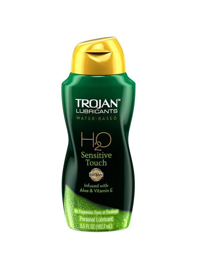 TROJAN Lubricant H2O Sensitive Touch Water-Based Lubricant, Personal Lubricant, 5.5 Fl Oz - Image 1