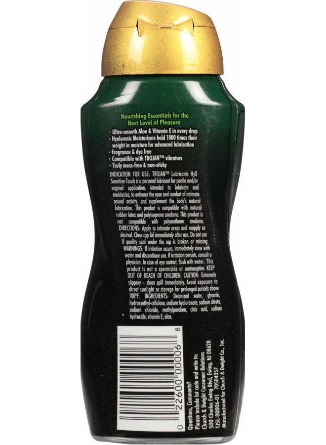 TROJAN Lubricant H2O Sensitive Touch Water-Based Lubricant, Personal Lubricant, 5.5 Fl Oz - Image 2