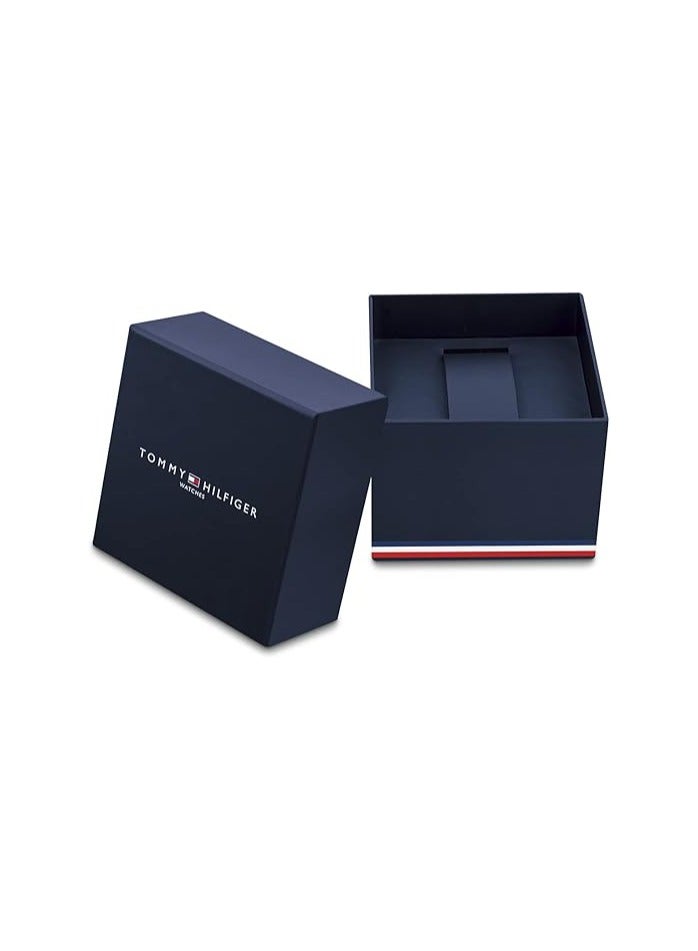 TOMMY HILFIGER Tommy Hilfiger Men's Stainless Steel & Multicolor Aluminum Case and Link Bracelet Watch, Color: Silver (Model: 1792012) - Image 5