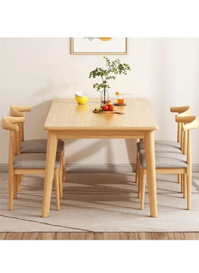 C&C Home Multipurpose Use Modern Kitchen Armless Side Chair with Metal Legs Curved Backrest Dining Chair Comfortable Fabric and Foam Seat Living Room Chair for Home Office Restaurants 49x34x76 cm  - Image 4