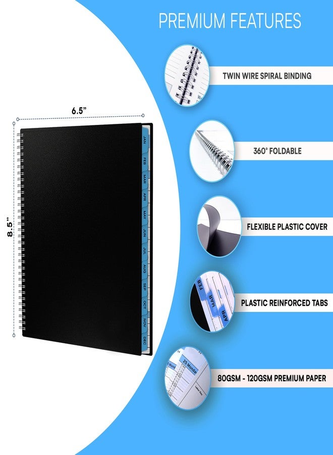 ensight 2026 Appointment Book & Planner- Ensight 6.5 x 8.5 inches Large Tabbed Daily Hourly Weekly Planner, Calendar & Schedule Book 30-Minute time Slots 2026- Dec 2026- Blue - Image 4