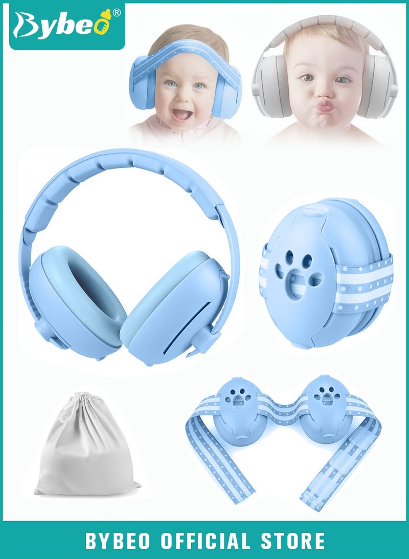 Bybeo Baby Ear Muffs, Baby Ear Protection, Noise Cancelling Headphones for Sleeping, Travel, Concerts, Fireworks & Loud Noise Environments, Hearing Protection for  Newborns, Toddlers &  Kids(0-4 Years) - Image 1