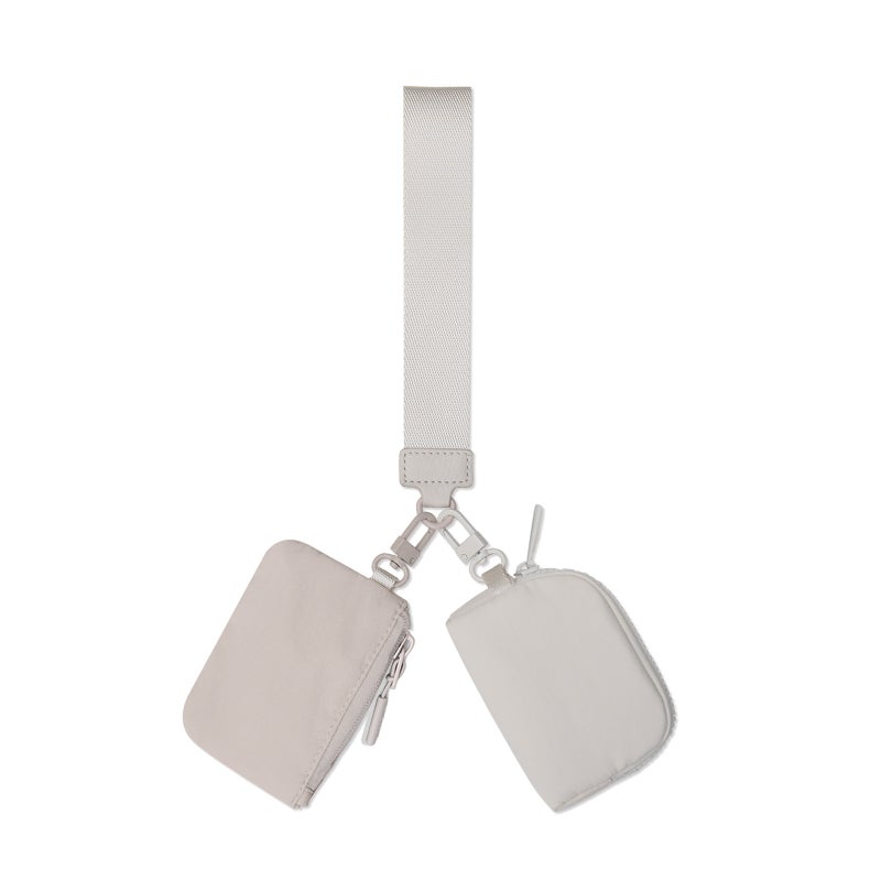 2025 New Lulu Same Style Wrist Bag Portable Lulu Card Bag Bank Card Mini Coin Cosmetics Bag Small Bag - Image 4