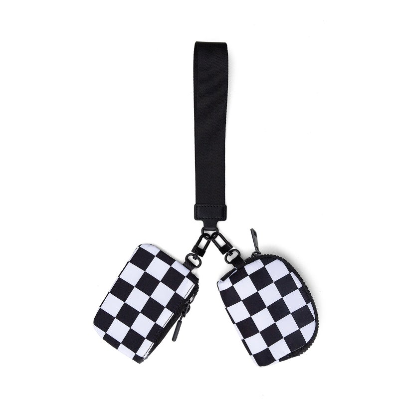 2025 New Lulu Same Style Wrist Bag Portable Lulu Card Bag Bank Card Mini Coin Cosmetics Bag Small Bag - Image 5