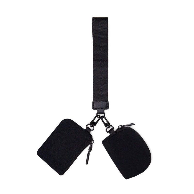 2025 New Lulu Same Style Wrist Bag Portable Lulu Card Bag Bank Card Mini Coin Cosmetics Bag Small Bag - Image 3