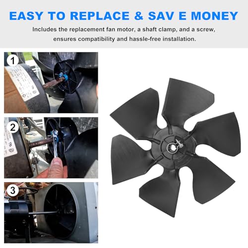 JIOTAR 6733-3221 RV Conditioner Fan Blade Replacement Coleman Mach RV AC Fan Motor 67333221 6733322 48203 48204 48207 48208 48213 48253 - Image 5