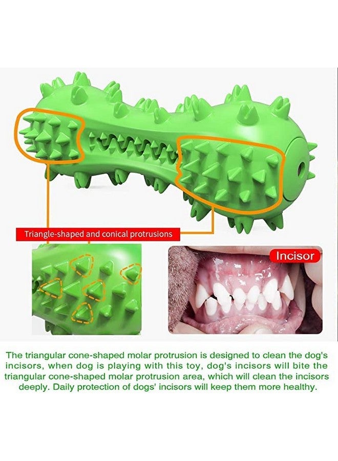 ألعاب مضغ مطاطية قوية تصدر أصوات صرير للكلاب ولعب تنظيف الأسنان للكلاب والجراء - قد يختلف اللون - Image 3