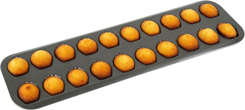 Gobel - Non-Stick 20 Small Madeleines Baking Sheet - 15.6 in x 4.9 in x 0.5 in - Made in France - Image 1