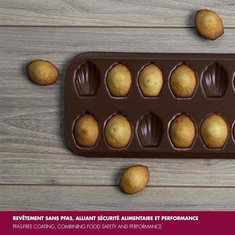 Gobel - Non-Stick 20 Small Madeleines Baking Sheet - 15.6 in x 4.9 in x 0.5 in - Made in France - Image 5