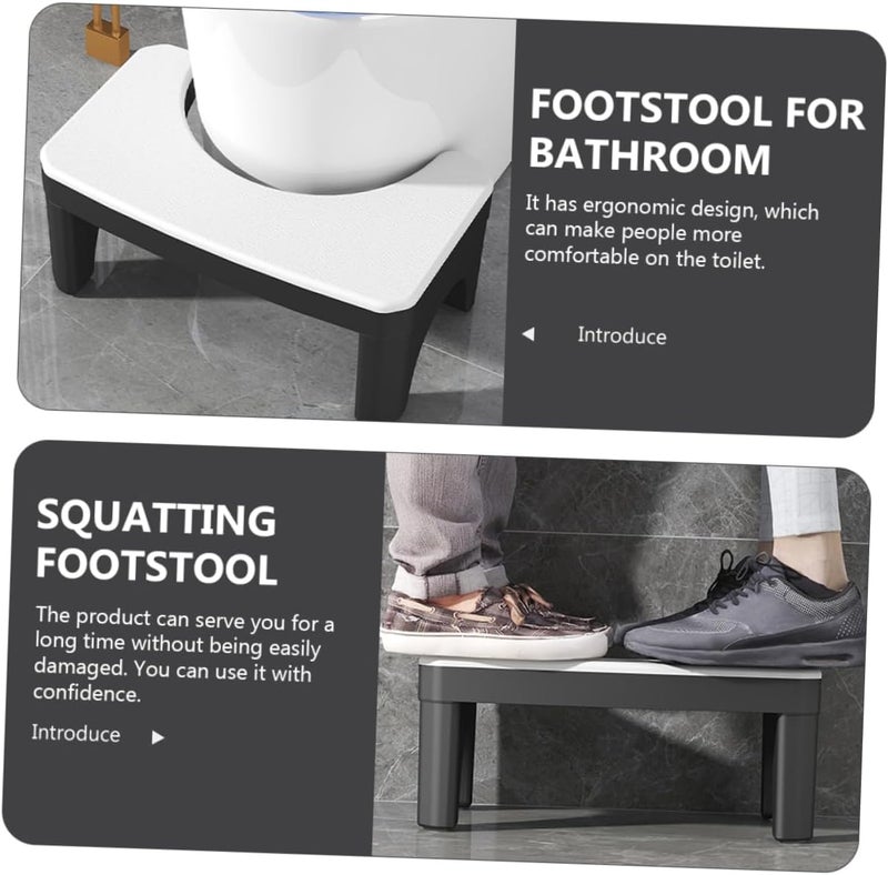 Poop Stool Step Shower Seats for Adults Footstool for Bathroom Potty Stool - Image 3