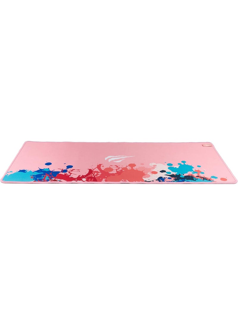 havit MP847 Mousepad XXL Size 700mm x 300mm x 3mm Pink - Image 2