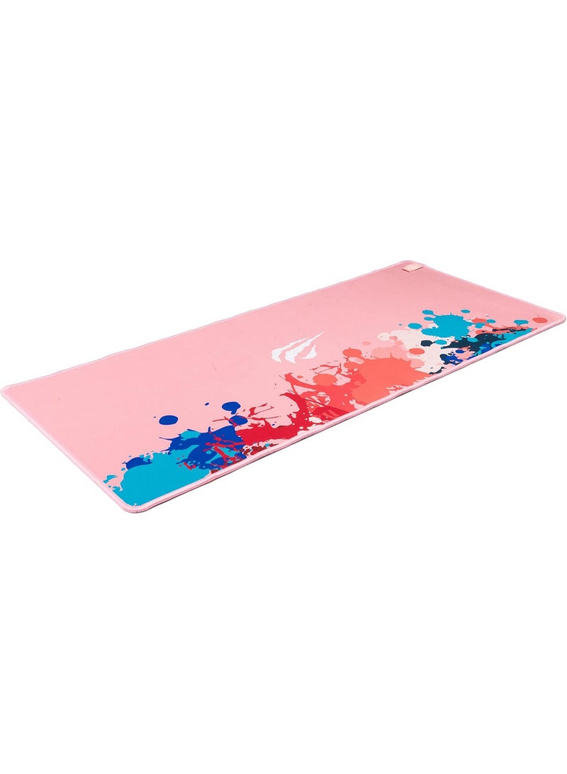 havit MP847 Mousepad XXL Size 700mm x 300mm x 3mm Pink - Image 3