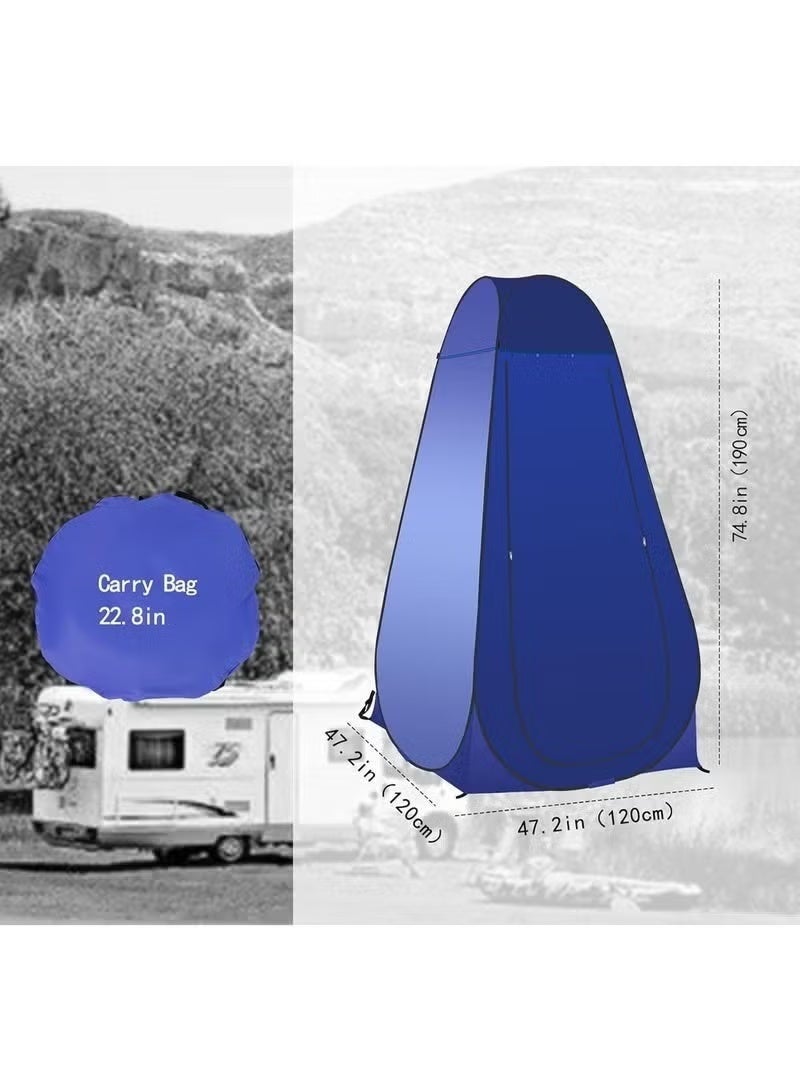 راكسوم خيمة تغيير ملابس، مرحاض تخييم خارجي متنقل، مأوى خصوصية منبثق، خيمة خصوصية خارجية مع حقيبة حمل، غرفة تغيير ملابس للنساء والرجال - Image 2