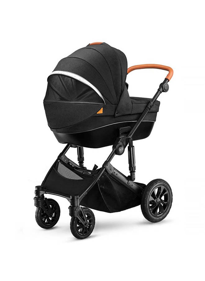 Kinderkraft - 2In1 Stroller Prime 2020 With Accessoriess Mommy Bag - Black - Image 1