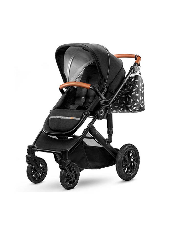 Kinderkraft - 2In1 Stroller Prime 2020 With Accessoriess Mommy Bag - Black - Image 1