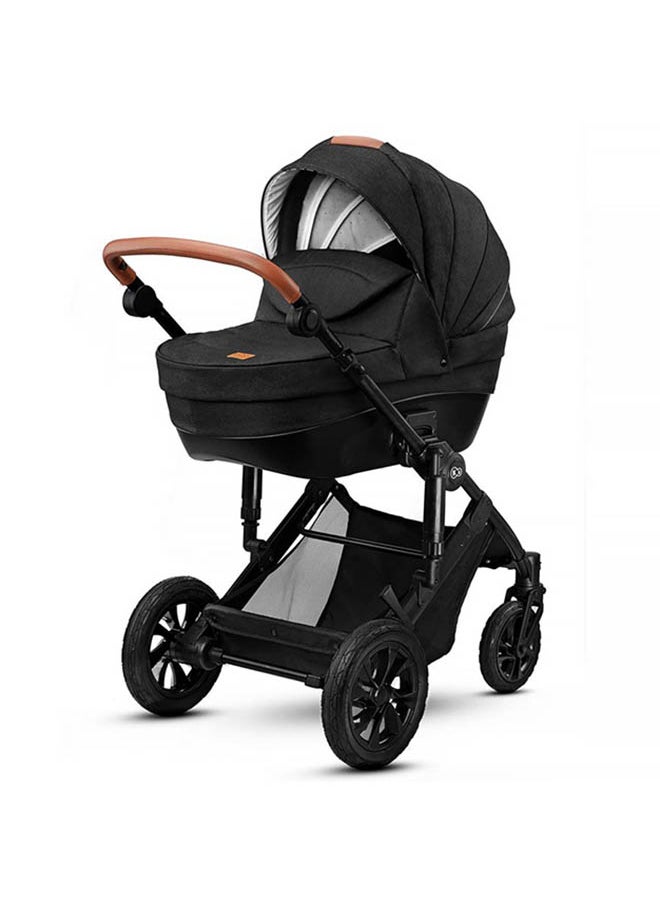 Kinderkraft - 2In1 Stroller Prime 2020 With Accessoriess Mommy Bag - Black - Image 1