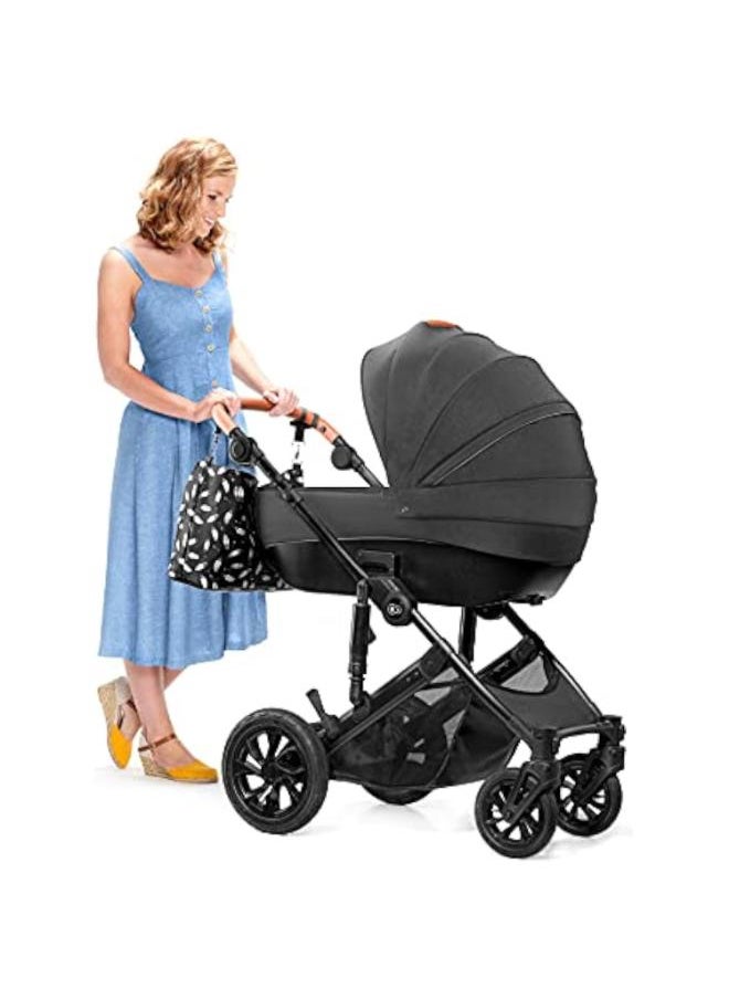 Kinderkraft - 2In1 Stroller Prime 2020 With Accessoriess Mommy Bag - Black - Image 1