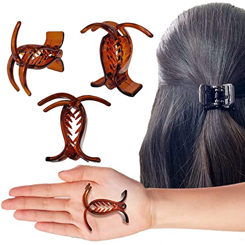 BIRDWARE hair Clips For Women 3 Pcs Butterfly hair Clips hair Accessories For Girls Claw Clips Fancy Korean Clutch Stylish Small hair clutchers - Image 1