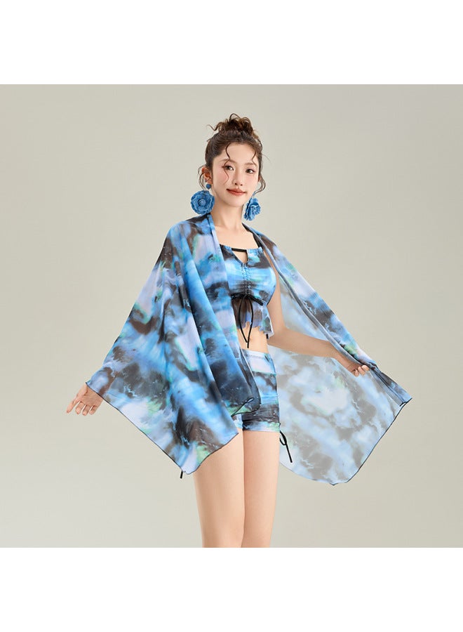 Bikini Bikini Three-piece Swimsuit Women's Split Seaside Vacation Internet Popular  Swimsuit