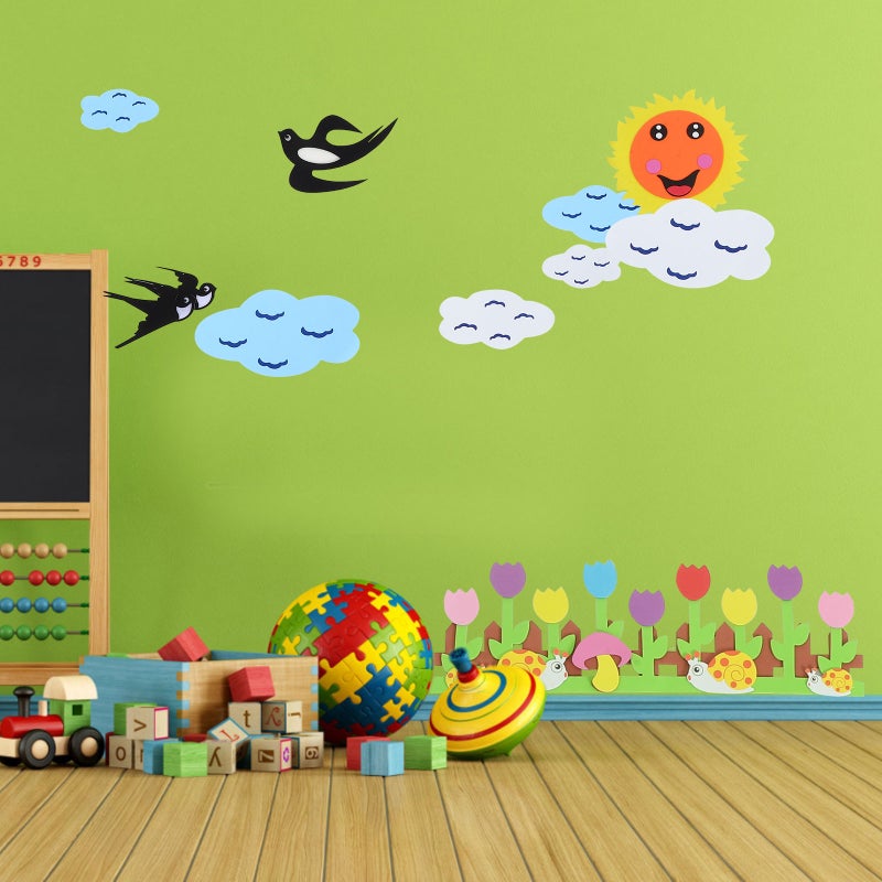 🏠 قطع ديكور كرتونية للصف الدراسي ولوحات الإعلانات والمشاريع اليدوية - Image 4