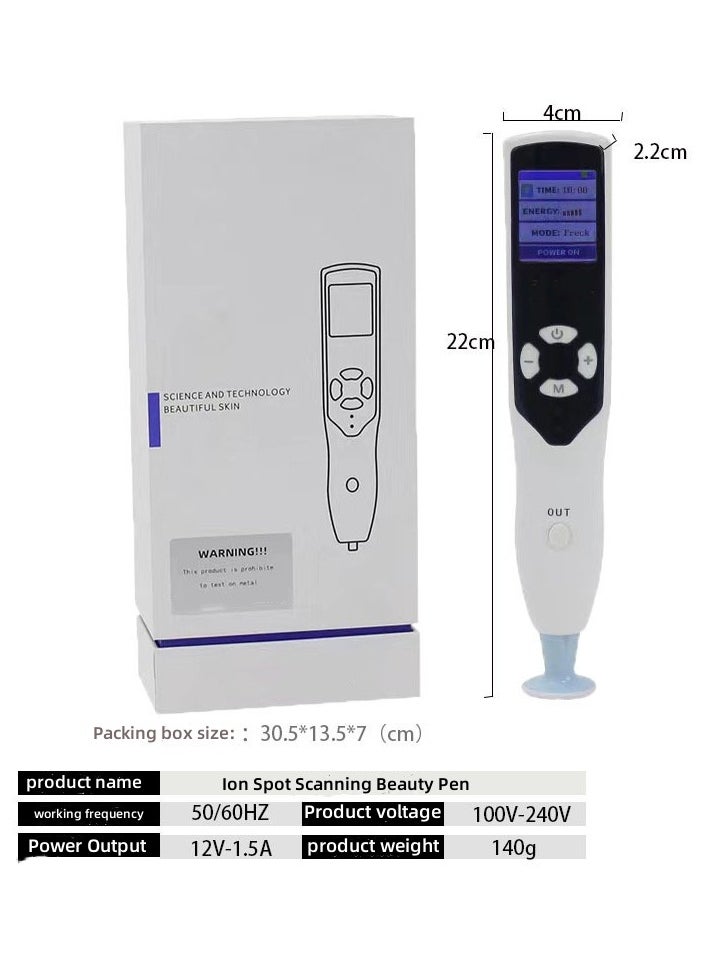 M MIAOYAN - Electric Mole Scanning Pen, Facial Care Ozone Function Beauty Instrument, Portable Plasma Mole Scanning Pen - Image 1