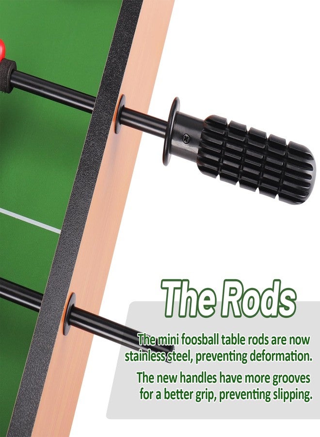 WIN.MAX Mini Foosball Table (Upgrade) 20-Inch Foosball Table Adult Size Top Football/Soccer Game Table Easy to Store - Image 3