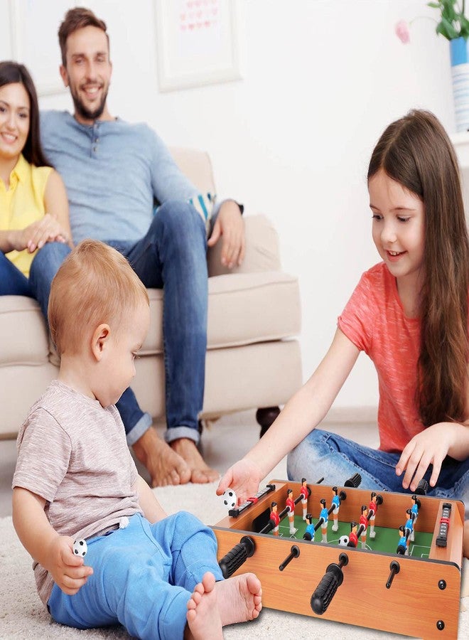 WIN.MAX Mini Foosball Table (Upgrade) 20-Inch Foosball Table Adult Size Top Football/Soccer Game Table Easy to Store - Image 5