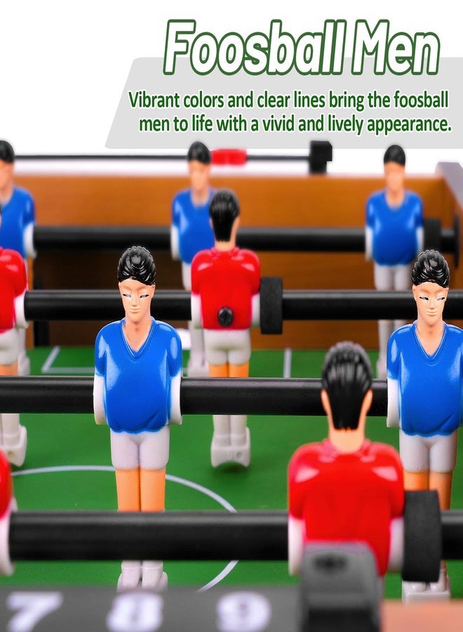 WIN.MAX Mini Foosball Table (Upgrade) 20-Inch Foosball Table Adult Size Top Football/Soccer Game Table Easy to Store - Image 4