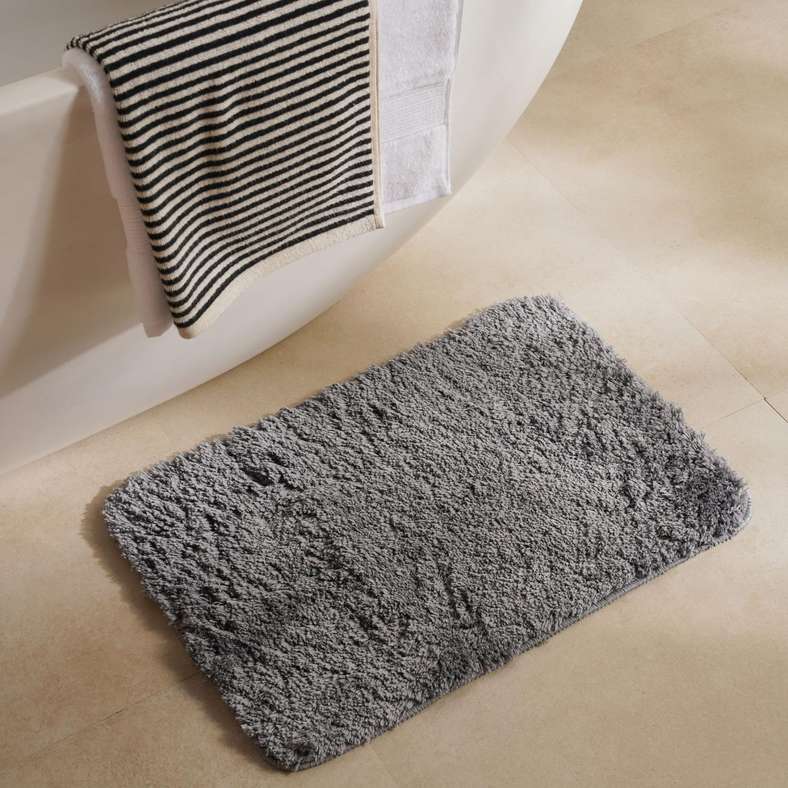 Pan Home Microfiber Bathmat 40x60 cm - Grey