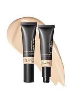 JEMPET Matte Tinted Moisturizer Foundation Primer - 2-IN-1 Hydrating Tinted Cream - Dewy Finish Cream Foundation and Lightweight Face Primer (01, 30ml)  - Image 1